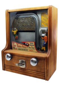 1930s Vintage Kicker Catcher Coin Operated Machine