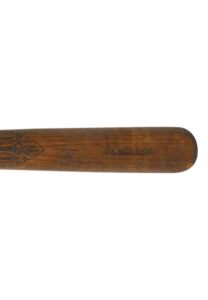 1932 Mayor Cermak & Woody English Multi-Signed Chicago Cubs National League Pennant Trophy Bat with Cuyler, Grimes & Herman