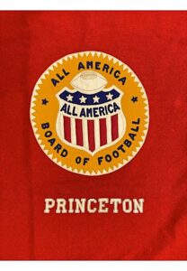 1933 Charles Ceppi Princeton Tigers All-America Football Blanket