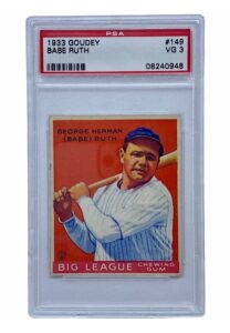 1933 Goudey Babe Ruth #149