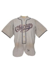 1933 Hazen “Kiki” Cuyler Chicago Cubs Game-Used Road Flannel Jersey