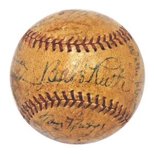 1934 American League All-Star Game Autographed Ball