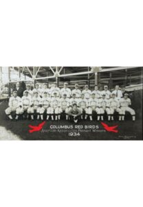 1934 Columbus Red Birds Panoramic Team Photo