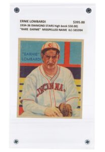 1935 Diamond Stars Ernie “Earnie” Lombardi #36