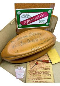 1936 Alabama Crimson Tide Presentation Game Football With Original Box