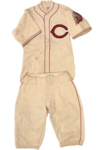 1936 Cleveland Indians Mascot Flannel Uniform