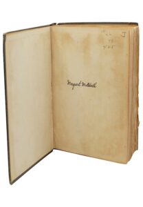 1936 Margaret Mitchell Autographed “Gone With The Wind” First Edition Hardcover Book