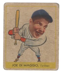 1938 Goudey Heads Up Joe DiMaggio #250