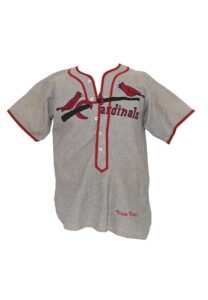 1938 Max Macon Rookie St. Louis Cardinals Game-Used Road Flannel Uniform