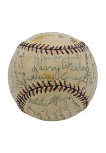 1939 Cincinnati Reds Team Signed Baseball