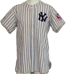 1939 Monte Pearson NY Yankees Home Flannel Jersey