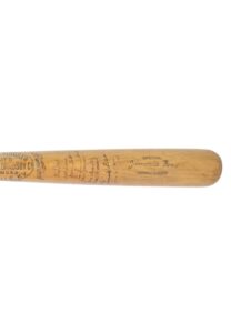 1940 Boston Red Sox Team-Signed Jimmie Foxx Bat