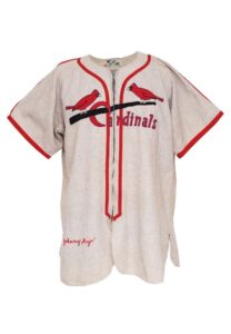 1940 Johnny Mize St. Louis Cardinals Game-Used Road Flannel Uniform