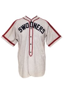 1940s Frank Sinatra’s Swooners Celebrity Baseball Team Flannel Jersey & Celebrity Team Photos