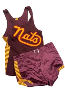 1940s Nats Semi Pro Basketball Game-Used Durene Uniform