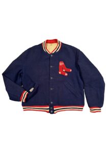 1940s Ted Williams Boston Red Sox Player-Worn Dugout Jacket