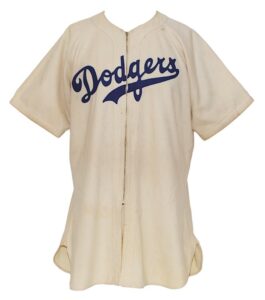 1941 Brooklyn Dodgers Complete Game Used Home Flannel Uniform Ensemble With Hat, Belt, Stirrups, Jersey and Pants