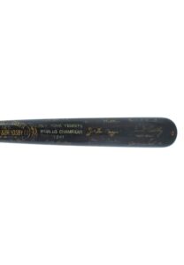 1941 New York Yankees World Champions Black Bat