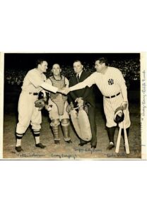 1942 Babe Ruth vs. Walter Johnson War Bond Contest Type 1 Original First Generation Photo