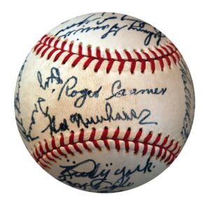 1942 Detroit Tigers Autographed Baseball