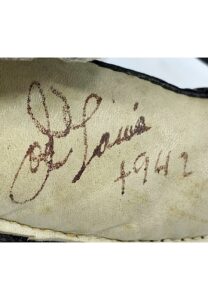 1942 Joe Louis United States Army Exhibition Worn & Signed Headgear