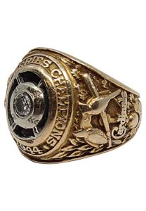 1944 Clyde “Buzzy” Wares St. Louis Cardinals World Series Championship Ring