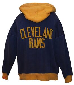 1945 Cleveland Rams Worn Sideline Warm-Up