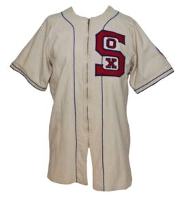 1945 Roy Schalk Chicago White Sox Game-Used Home Flannel Jersey