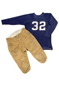 1946-47 Johnny Lujack Notre Dame Fighting Irish Game-Used Durene Uniform