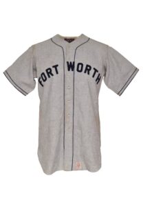 1946 Duke Snider Fort Worth Cats Game-Used Flannel Jersey