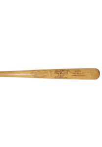 1947-49 Tom Henrich NY Yankees Game-Used & Autographed Bat