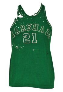 1947 Andy Tonkovich Marshall College Game-Used Wool Jersey 