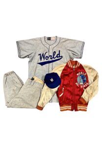 1947 Ebbets Field “Brooklyn Against the World” Game-Used Flannel Uniform, Hat & Jacket