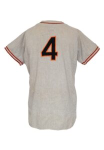 1947 Mel Ott New York Giants Player/Manager’s Worn Road Jersey