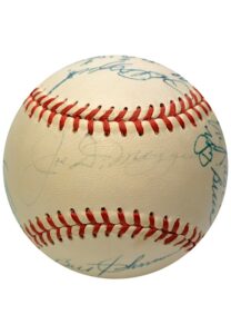 1947 New York Yankees Team-Signed OAL Baseball