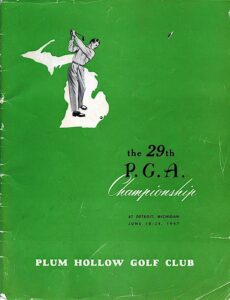 1947 PGA Championship Program Autographed by Babe Ruth, Walter Hagen, Ben Hogan & Many Others