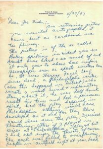 1947 Ty Cobb Handwritten & Autographed Two Page Letter With Tremendous Flying Spikes Content