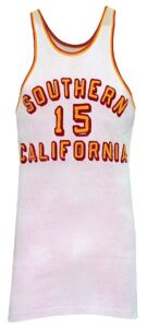 1948-1949 Abe Androff University of Southern California Trojans Home Jersey