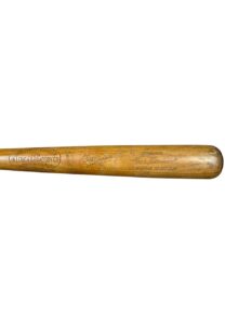 1948-50 Gus Zernial Chicago White Sox Game-Used & Signed Bat