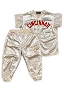 1948 Augie Galan Cincinnati Reds Game-Used Satin Uniform