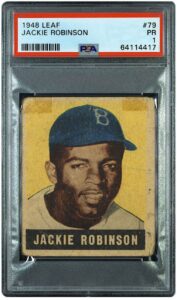 1948 Leaf Jackie Robinson Rookie #79