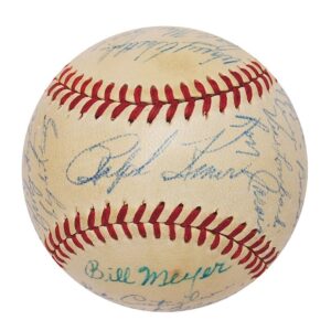 1948 Pittsburgh Pirates Team Signed Baseball with Honus Wagner