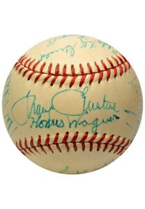 1948 Pittsburgh Pirates Team-Signed ONL High Grade Baseball Including Wagner & Kiner