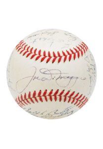 1949 New York Yankees Team Signed Baseball