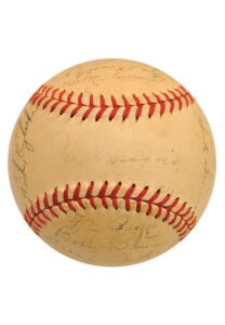 1949 New York Yankees Team-Signed Baseball