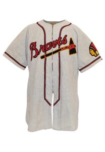 1950 Billy Southworth Boston Braves Manager-Worn Road Flannel Jersey & Cap