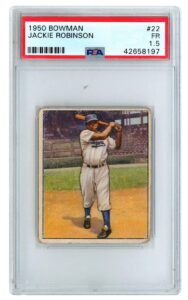 1950 Bowman Jackie Robinson #22