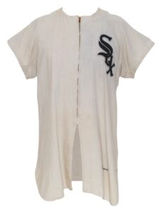 1950 Eddie Malone Chicago White Sox Game-Used Home Flannel Jersey