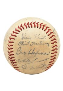 1950 New York Giants Team Signed Baseball