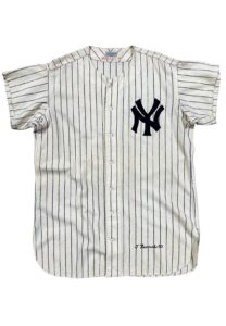 1950 Tommy Henrich NY Yankees Game-Used Home Flannel Jersey